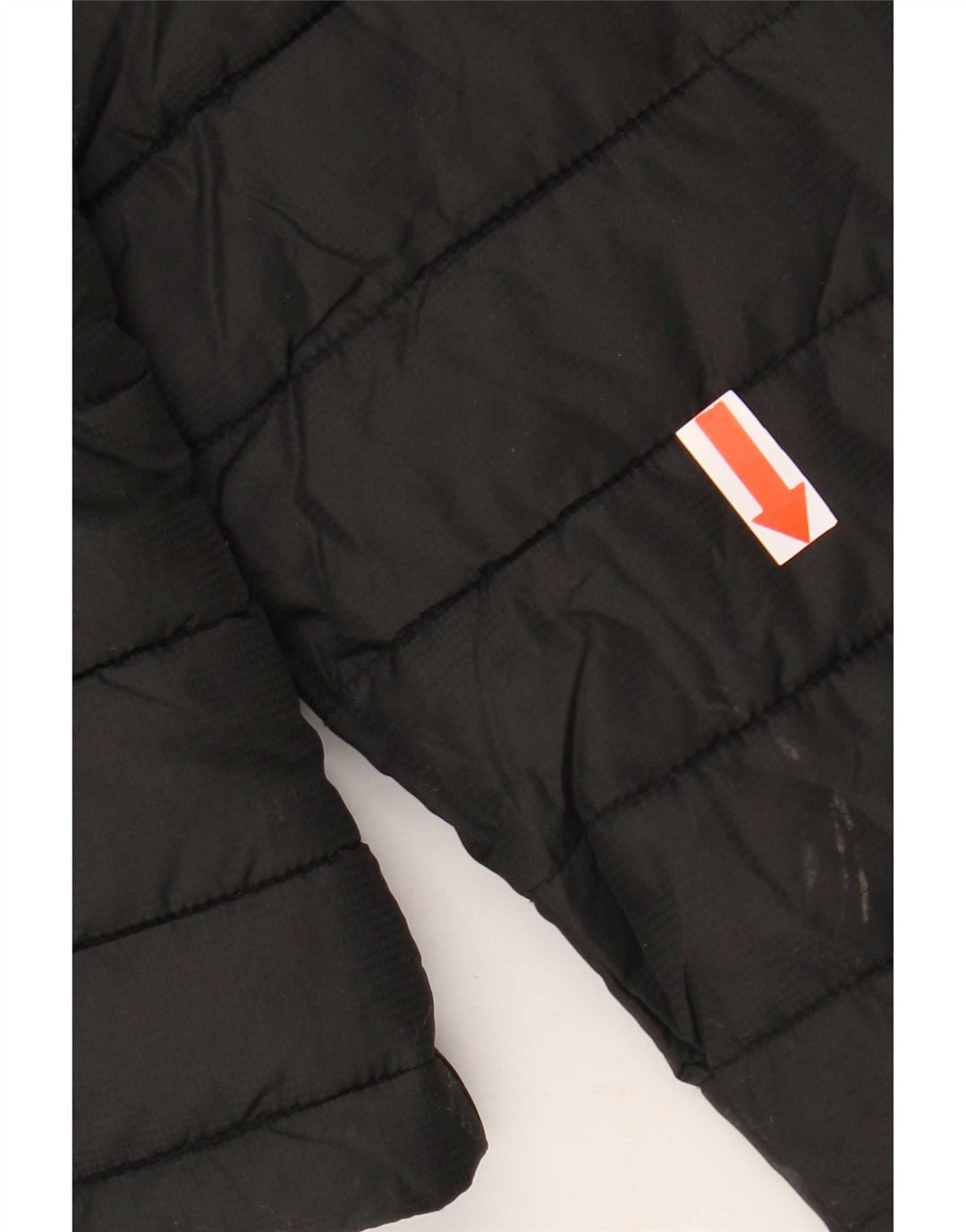 Superdry Womens Crop Padded Jacket UK 8 Small Black Polyester