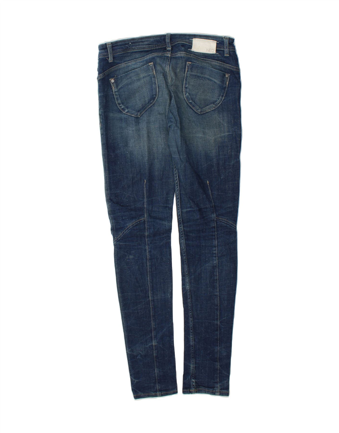 ADIDAS Womens Neo Skinny Jeans W28 L34 Blue Polyester Vintage Adidas and Second-Hand Adidas from Messina Hembry 