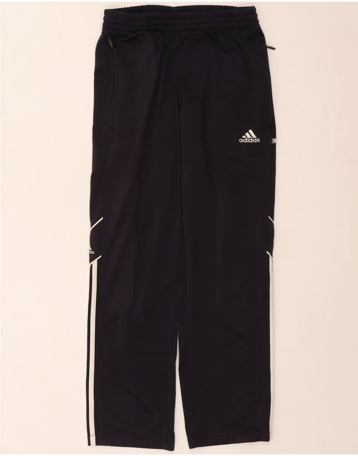 Adidas Mens Tracksuit Trousers Medium Navy Blue Polyester