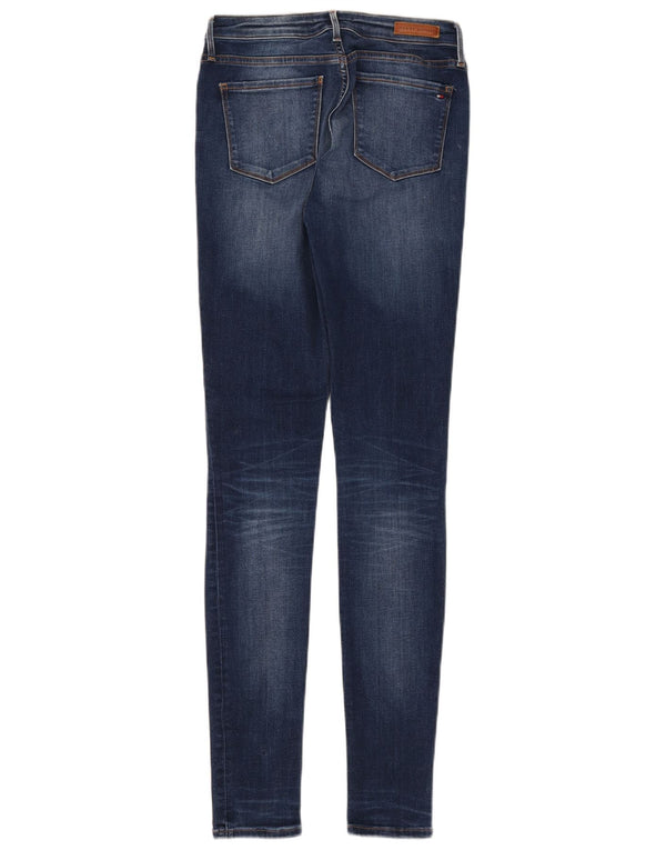 Tommy Hilfiger Womens Como Skinny Jeans W28 L32 Blue Cotton