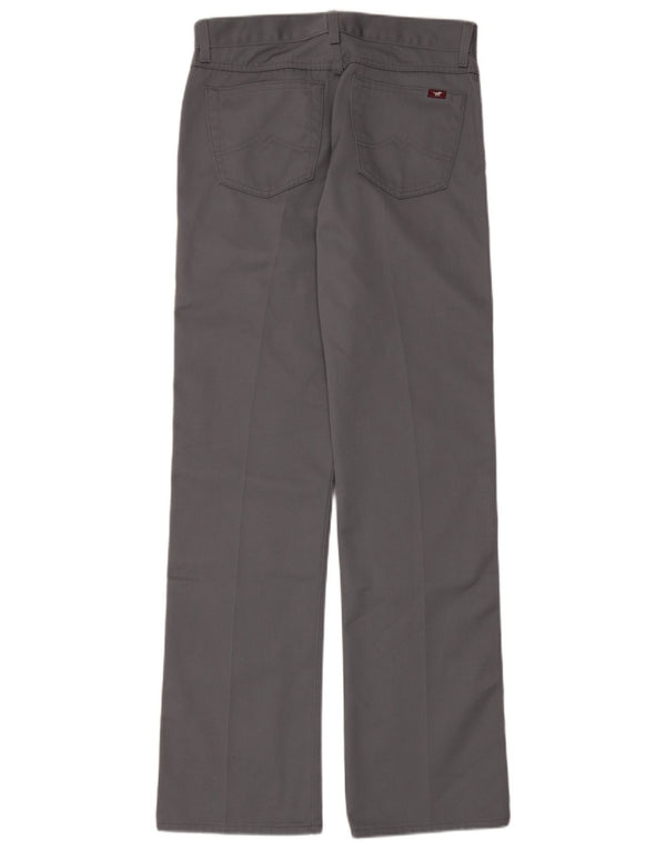 Mustang Mens Bootcut Casual Trousers W33 L34 Grey Polyester
