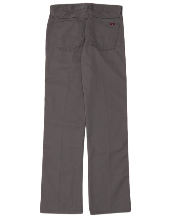 Mustang Mens Bootcut Casual Trousers W33 L34 Grey Polyester