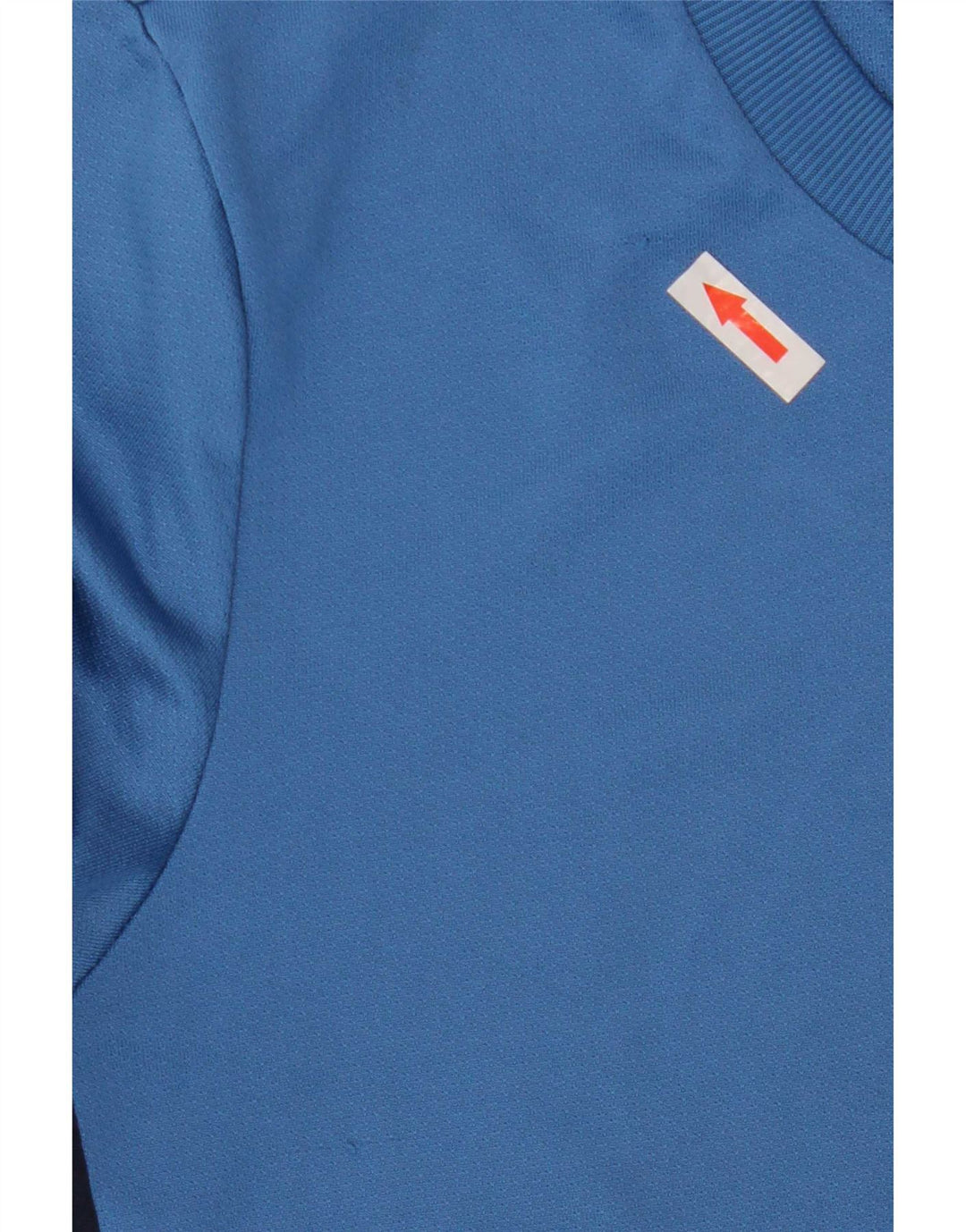 Nike Womens T-Shirt Top US 4/6 Small Blue Colourblock Polyester