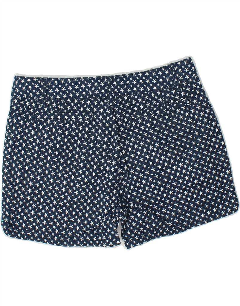 FAT FACE Girls Abstract Chino Shorts 10-11 Years W24  Navy Blue Cotton Vintage Fat Face and Second-Hand Fat Face from Messina Hembry 