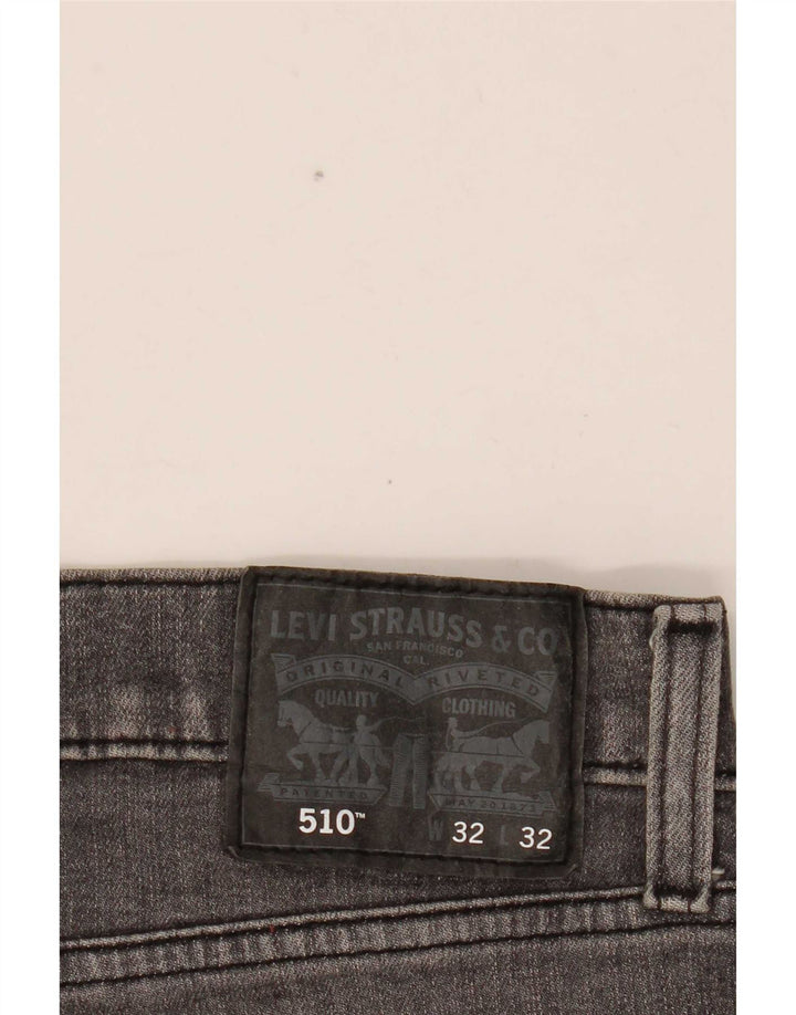 Levi's Mens 510 Skinny Jeans W32 L32 Grey