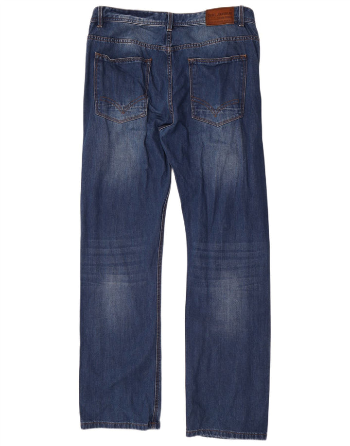 Diesel Mens Dexter Bootcut Jeans W36 L34 Blue Cotton