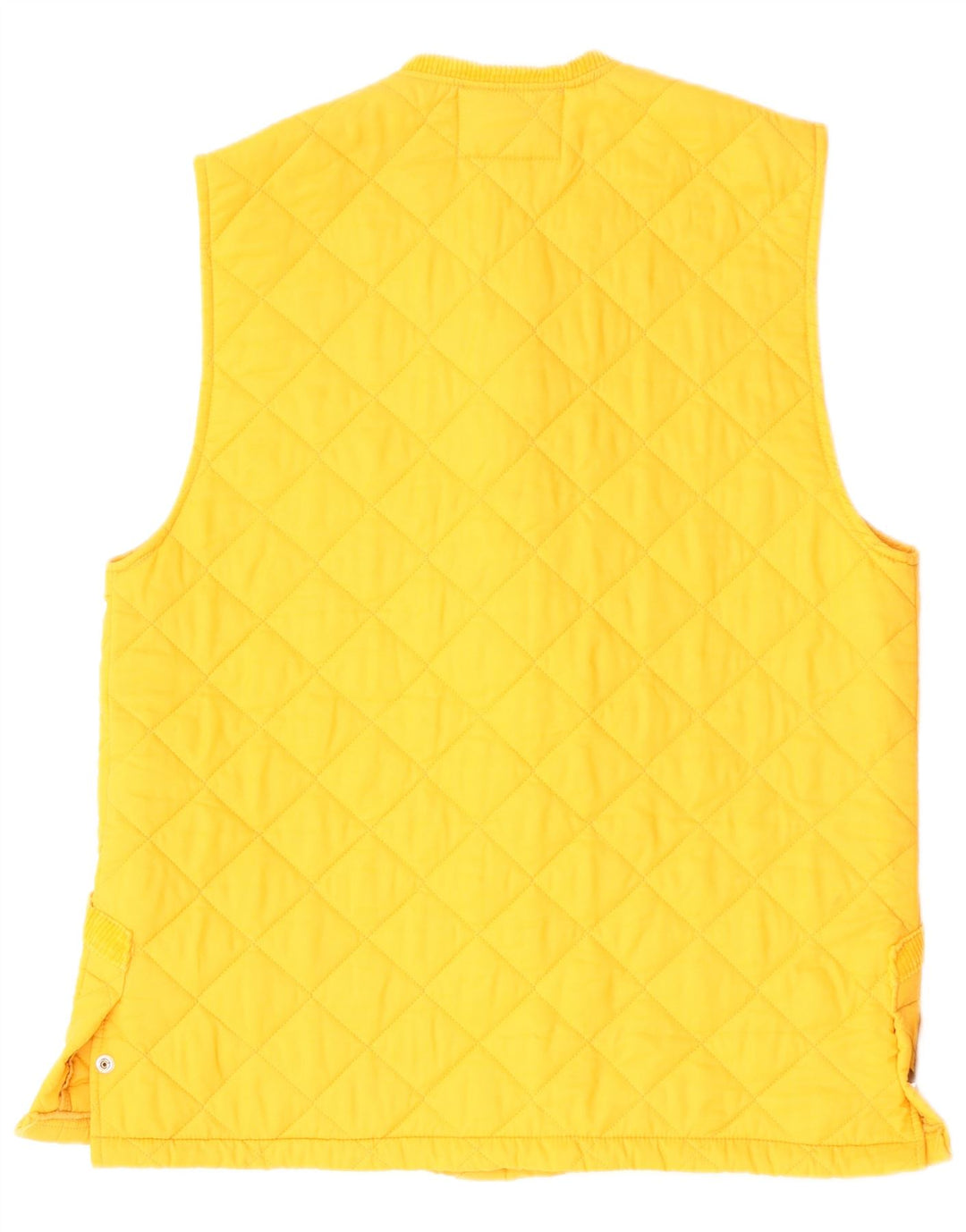 Husky Mens Quilted Gilet UK 42 XL Yellow Polyester