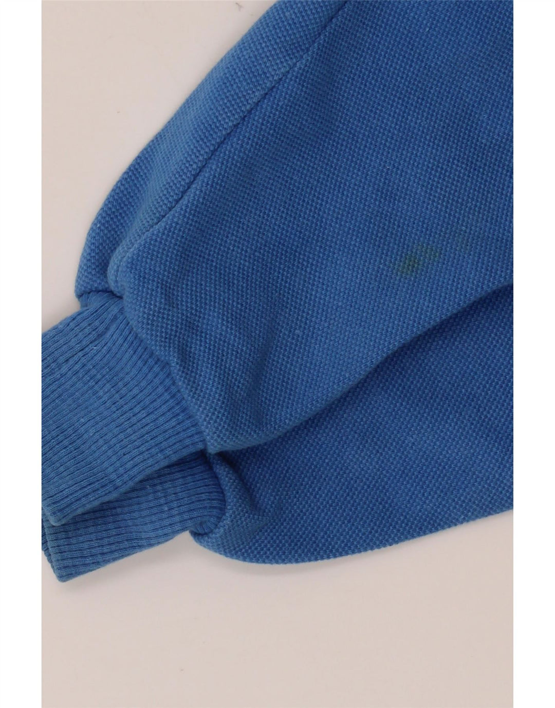 C & A Mens Zip Neck Sweatshirt Jumper IT 48/50 Medium Blue Cotton