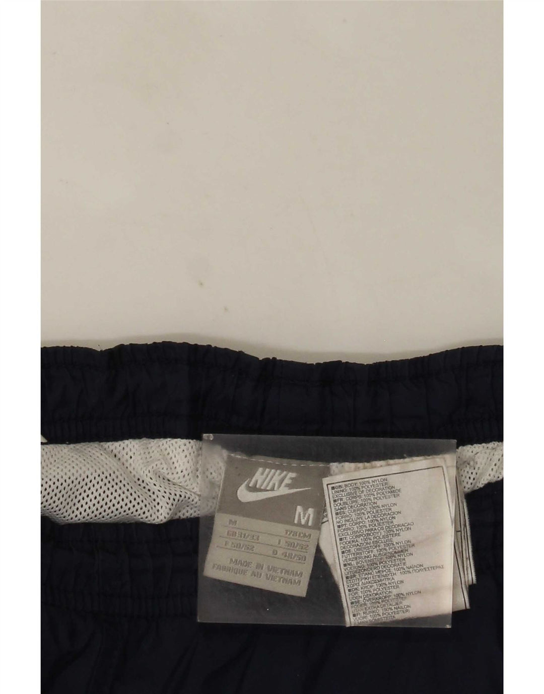 Nike Mens Tracksuit Trousers Medium Navy Blue Nylon