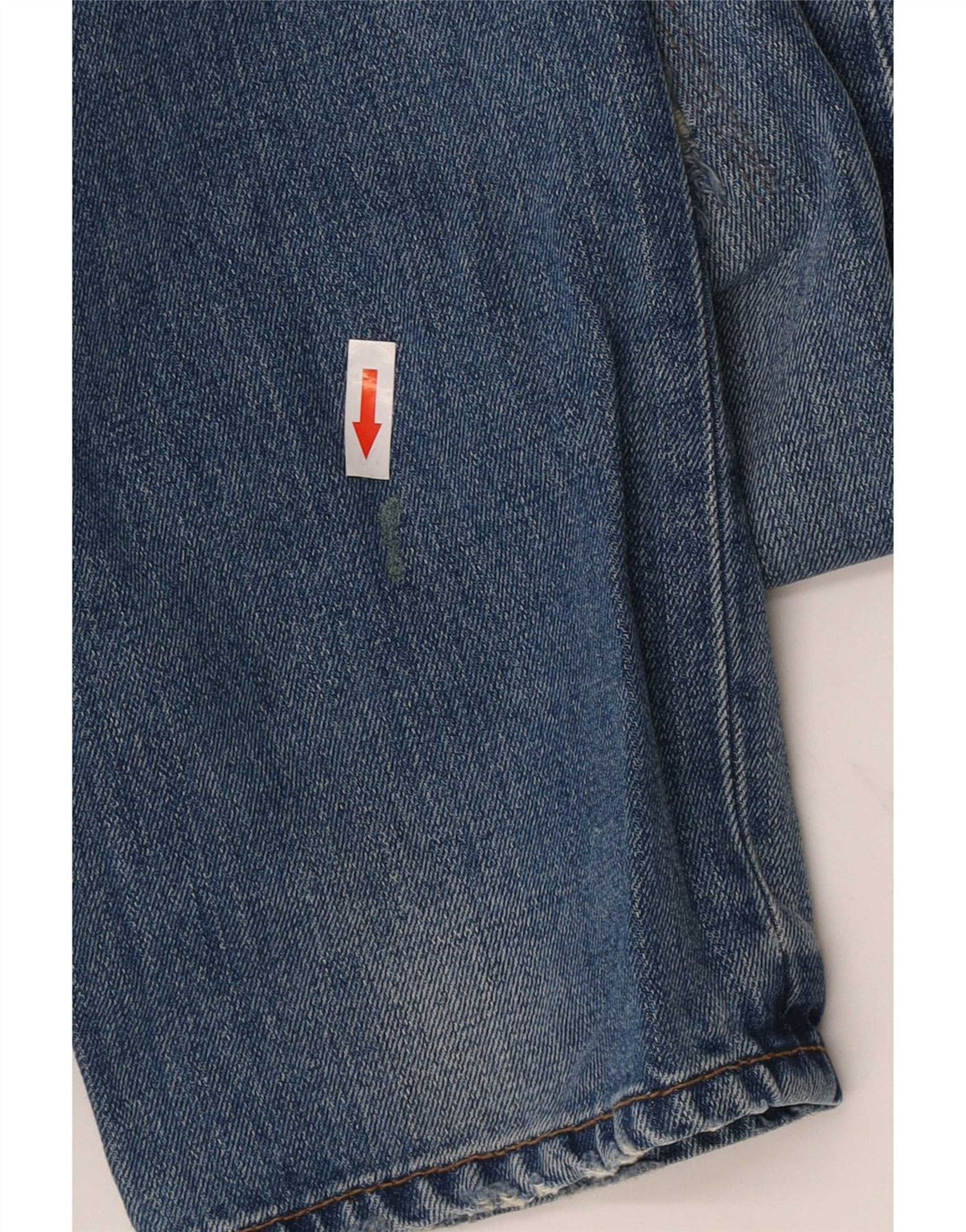 Fat Face Mens Distressed Slim Jeans W32 L33 Blue Cotton