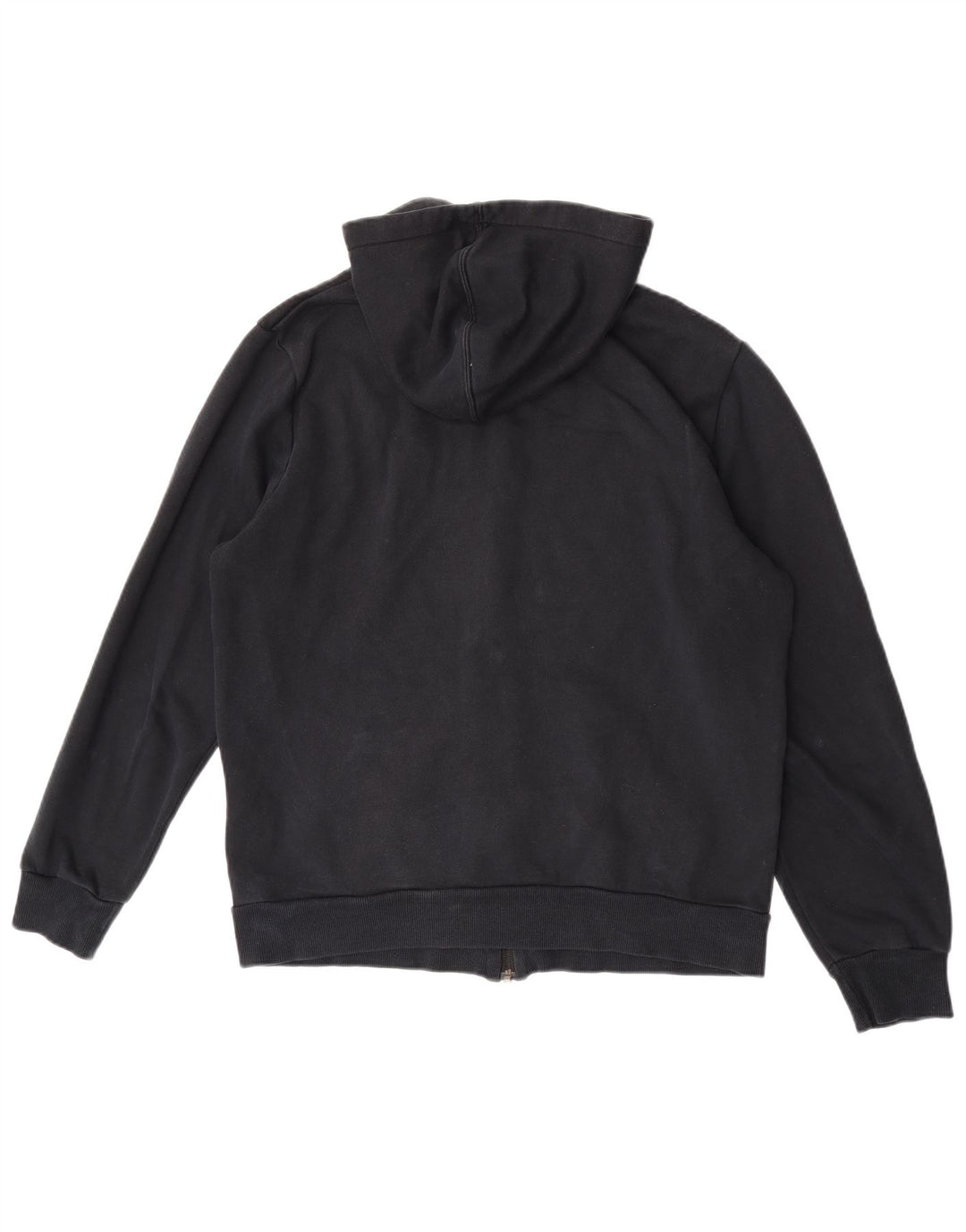 Puma Mens Zip Hoodie Sweater Medium Black Cotton