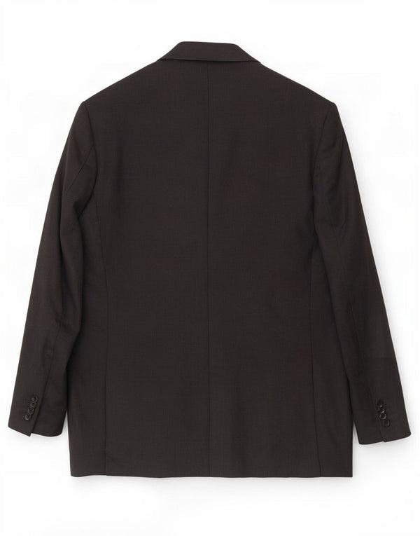 Loro Piana Mens 2 Button Blazer Jacket IT 48 Medium Black Virgin Wool