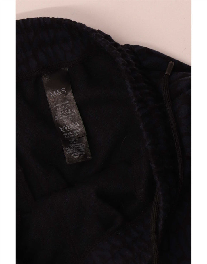 Marks & Spencer Womens Tracksuit Trousers Joggers UK 14 Large Blue