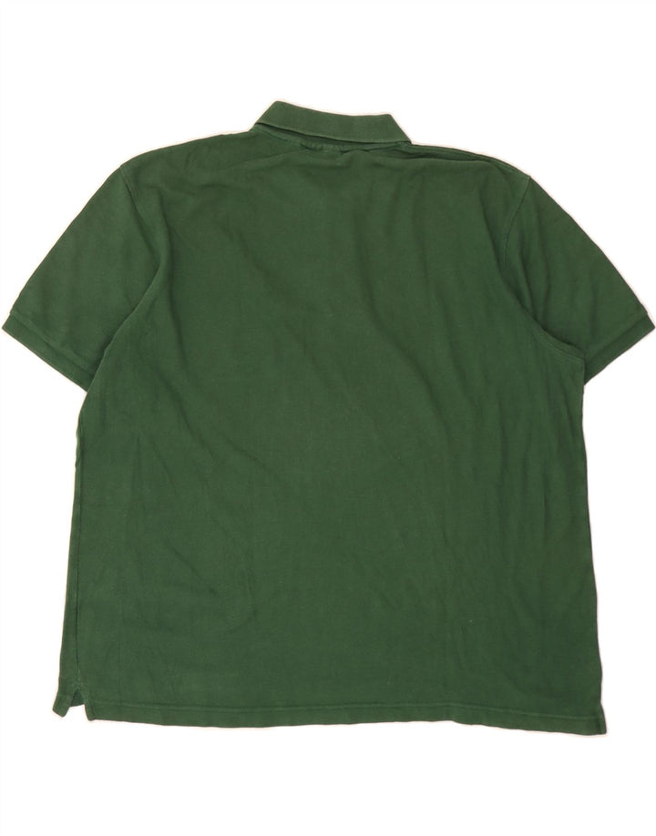 FILA Mens Polo Shirt 2XL Green Cotton Vintage Fila and Second-Hand Fila from Messina Hembry 