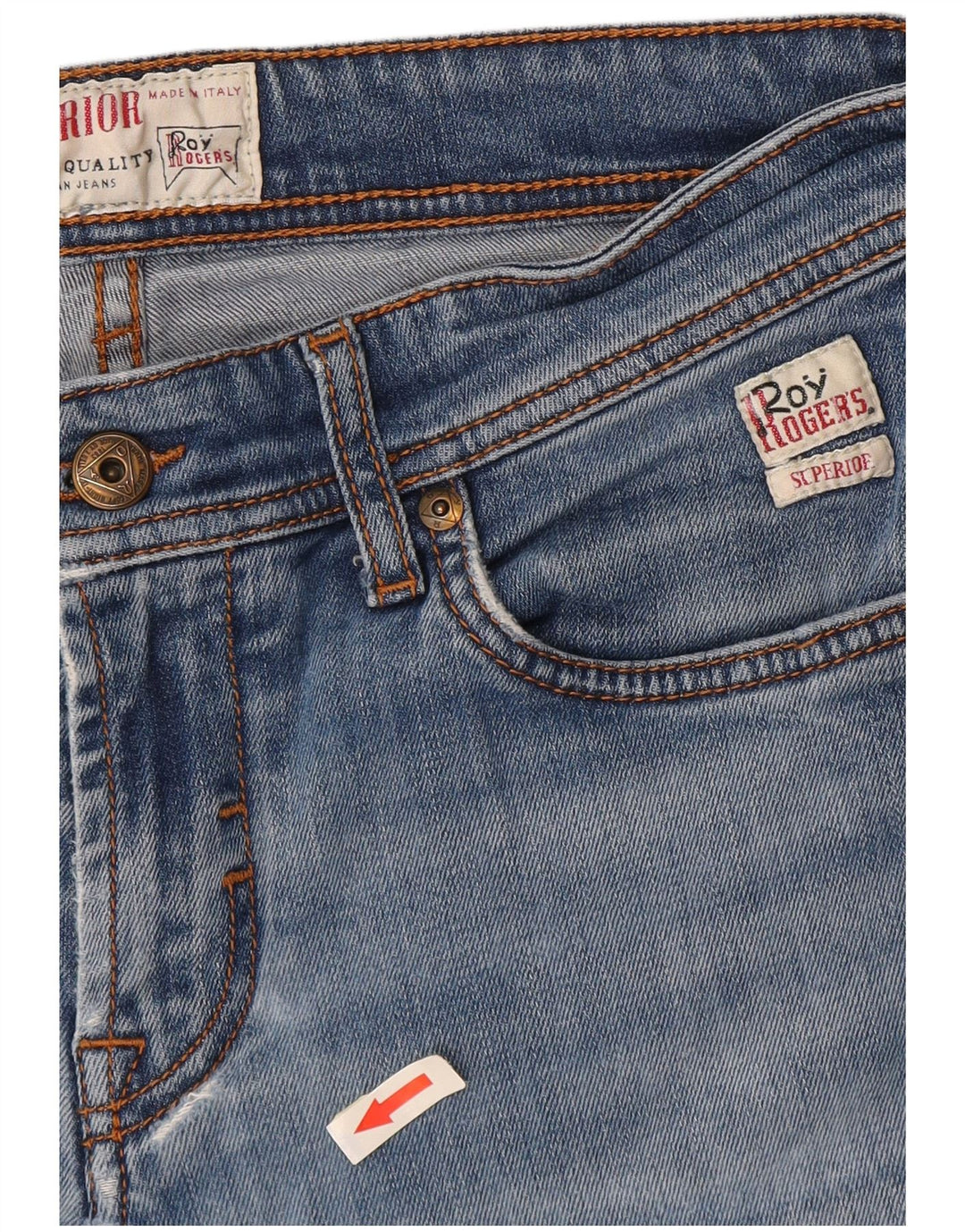 Roy Rogers Womens Superior Slim Jeans W31 L30 Blue Cotton