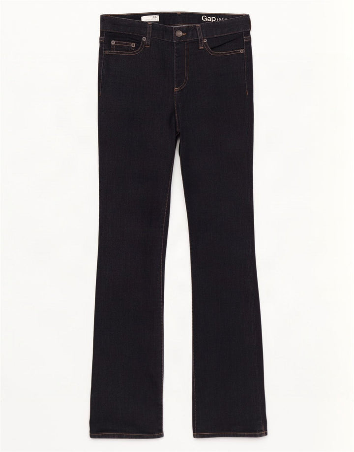 Gap Womens Bootcut Jeans W24 L33 Navy Blue Cotton