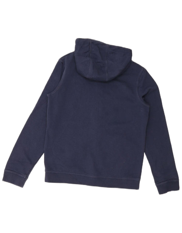 Nike Boys Standard Fit Zip Hoodie Sweater 13-14 Years XL  Navy Blue Cotton