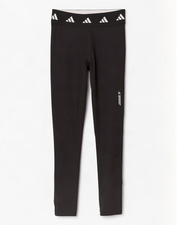 Adidas Womens Aeroready Graphic Leggings UK 8/10 Small Black