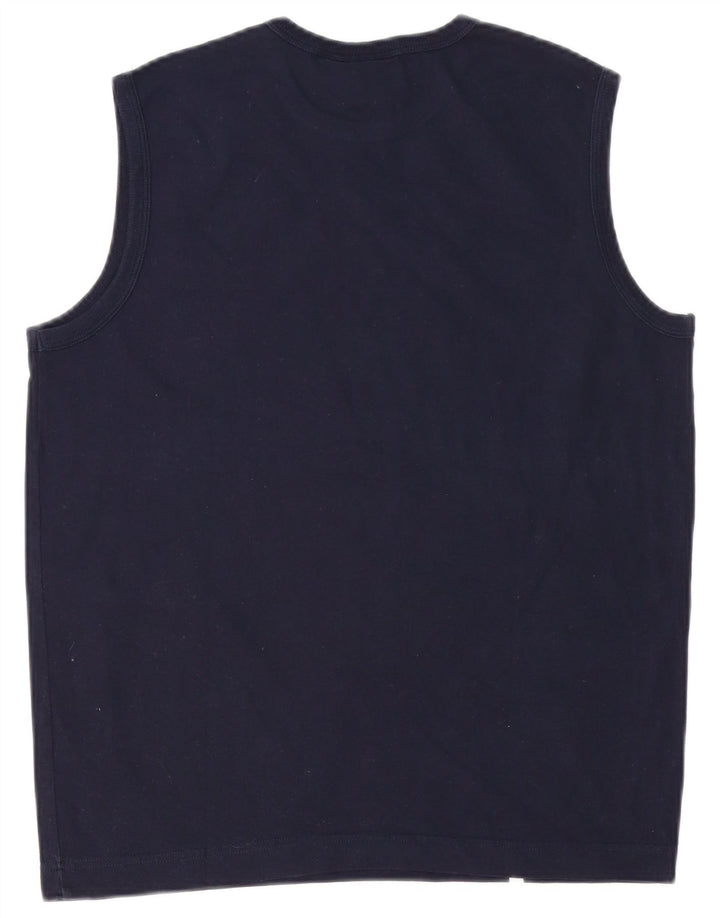 PUMA Mens Vest Top Medium Navy Blue