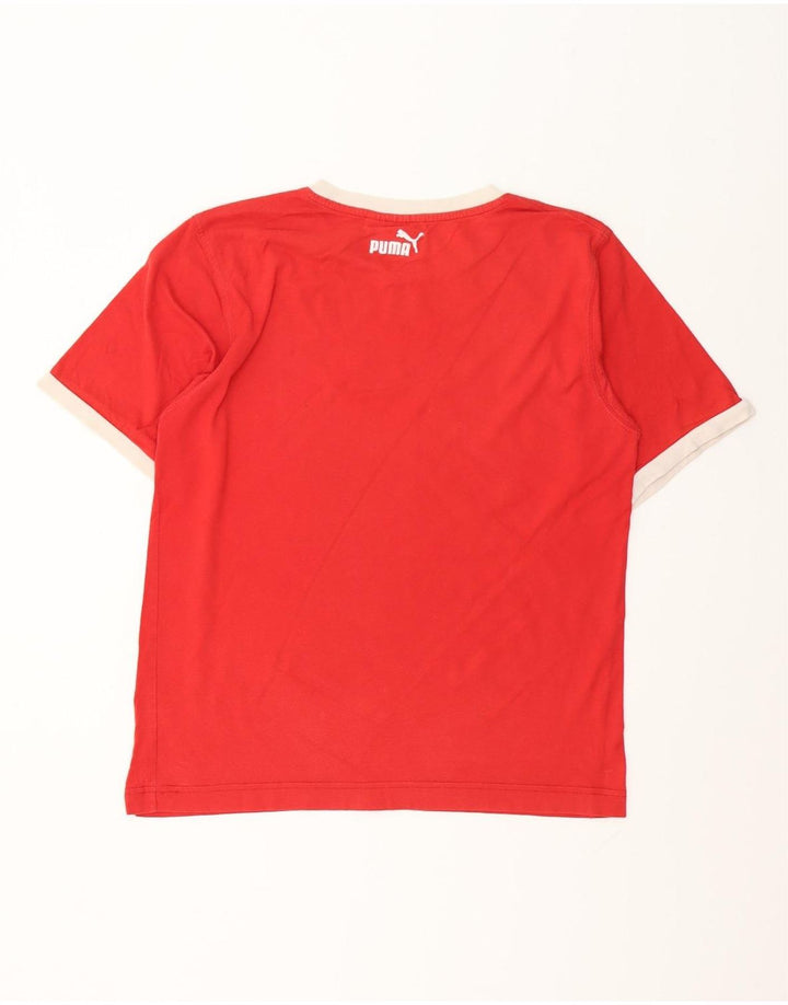 Puma Mens Graphic T-Shirt Top Medium Red