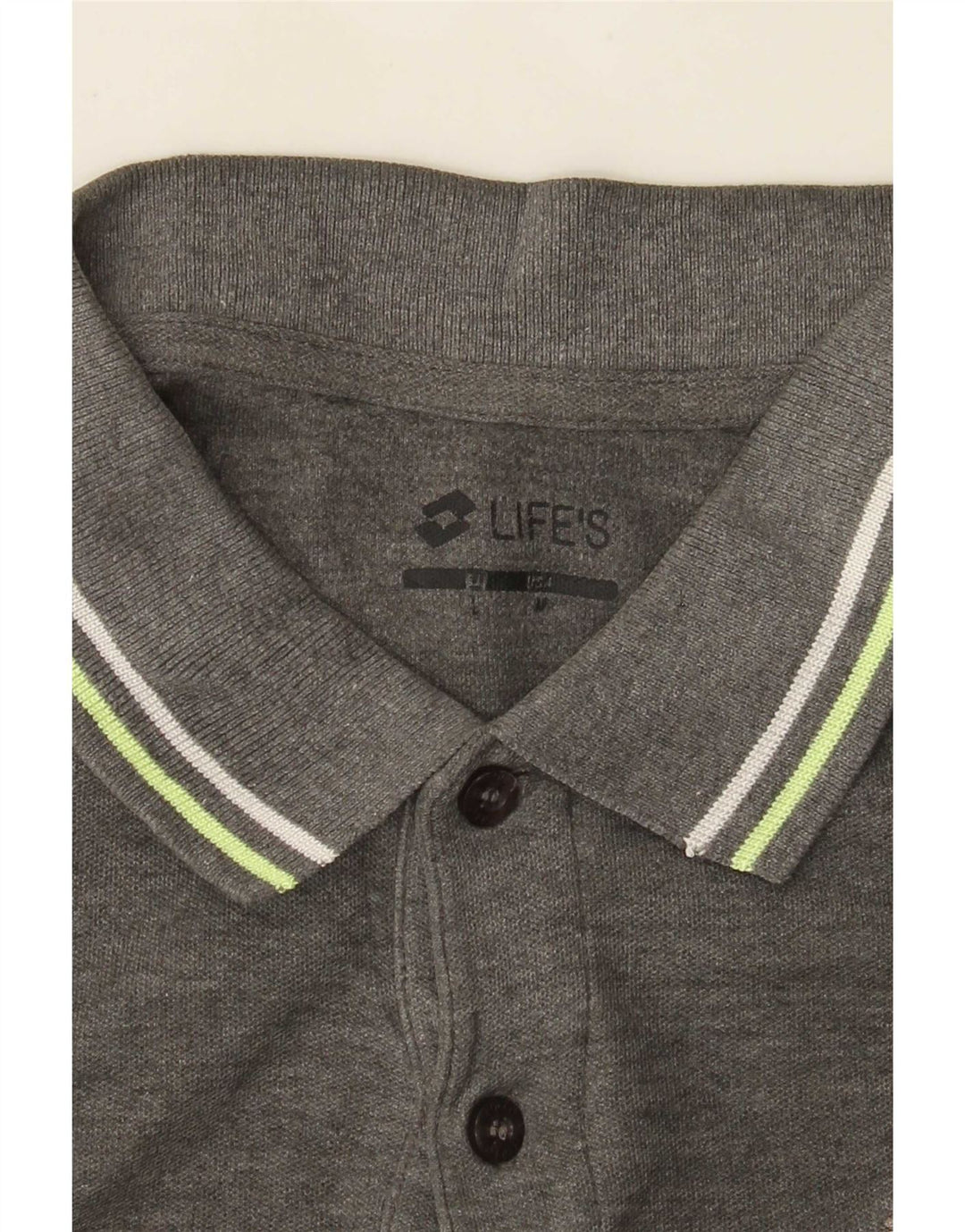 Lotto Mens Polo Shirt Medium Grey Flecked