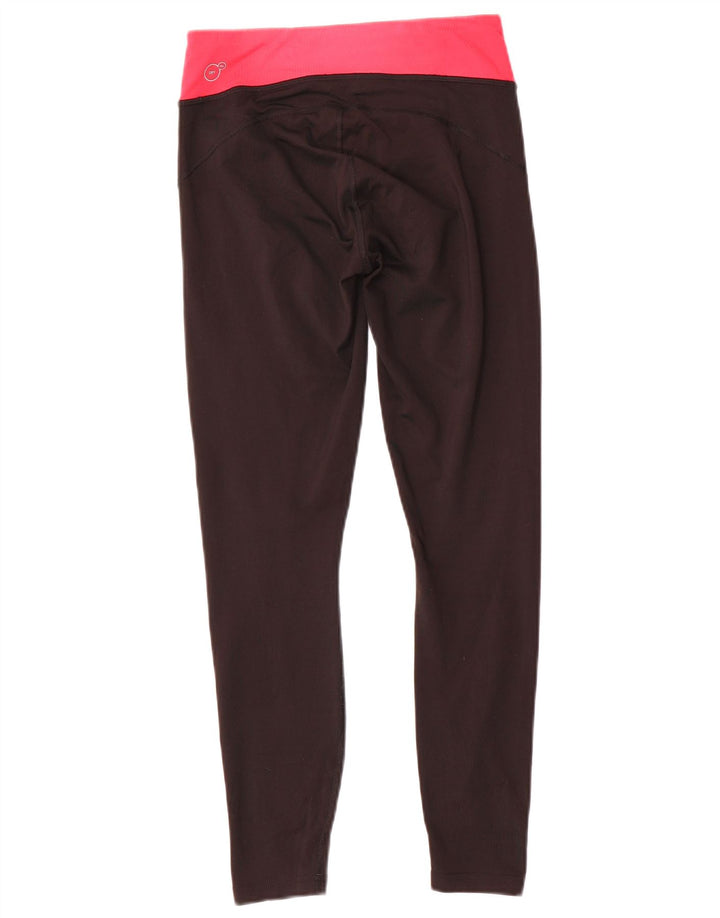 Puma Womens Leggings UK 8 Small Black Colourblock