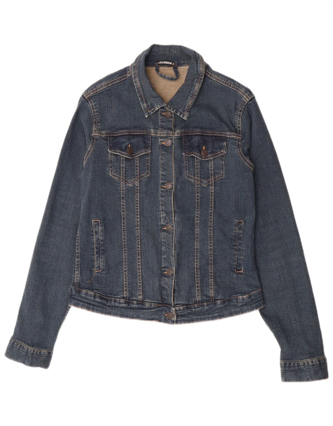 Rainbow Girls Seattle Denim Jacket 13-14 Years 2XL Blue Cotton