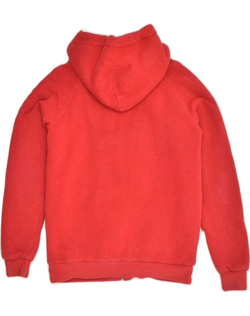 JACK WILLS Womens Sherpa Zip Hoodie Sweater UK 10 Small  Red Cotton | Vintage Jack Wills | Thrift | Second-Hand Jack Wills | Used Clothing | Messina Hembry 