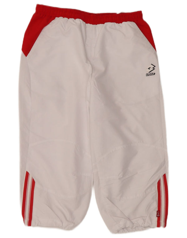 Lotto Mens Capri Tracksuit Trousers UK 40/42 Large White Colourblock