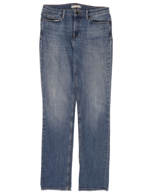 Tommy Hilfiger Womens Adam Slim Jeans W28 L32 Blue Cotton