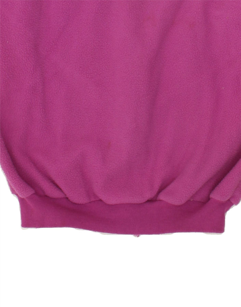 VINTAGE Mens Fleece Jacket UK 42 XL Purple Colourblock | Vintage Vintage | Thrift | Second-Hand Vintage | Used Clothing | Messina Hembry 