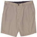 Marks & Spencer Mens Chino Shorts W36 Large Grey Cotton