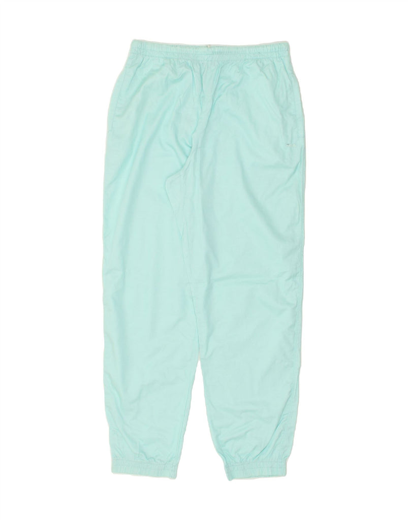 FILA Womens Tracksuit Trousers Joggers UK 14 Medium Blue Cotton | Vintage Fila | Thrift | Second-Hand Fila | Used Clothing | Messina Hembry 