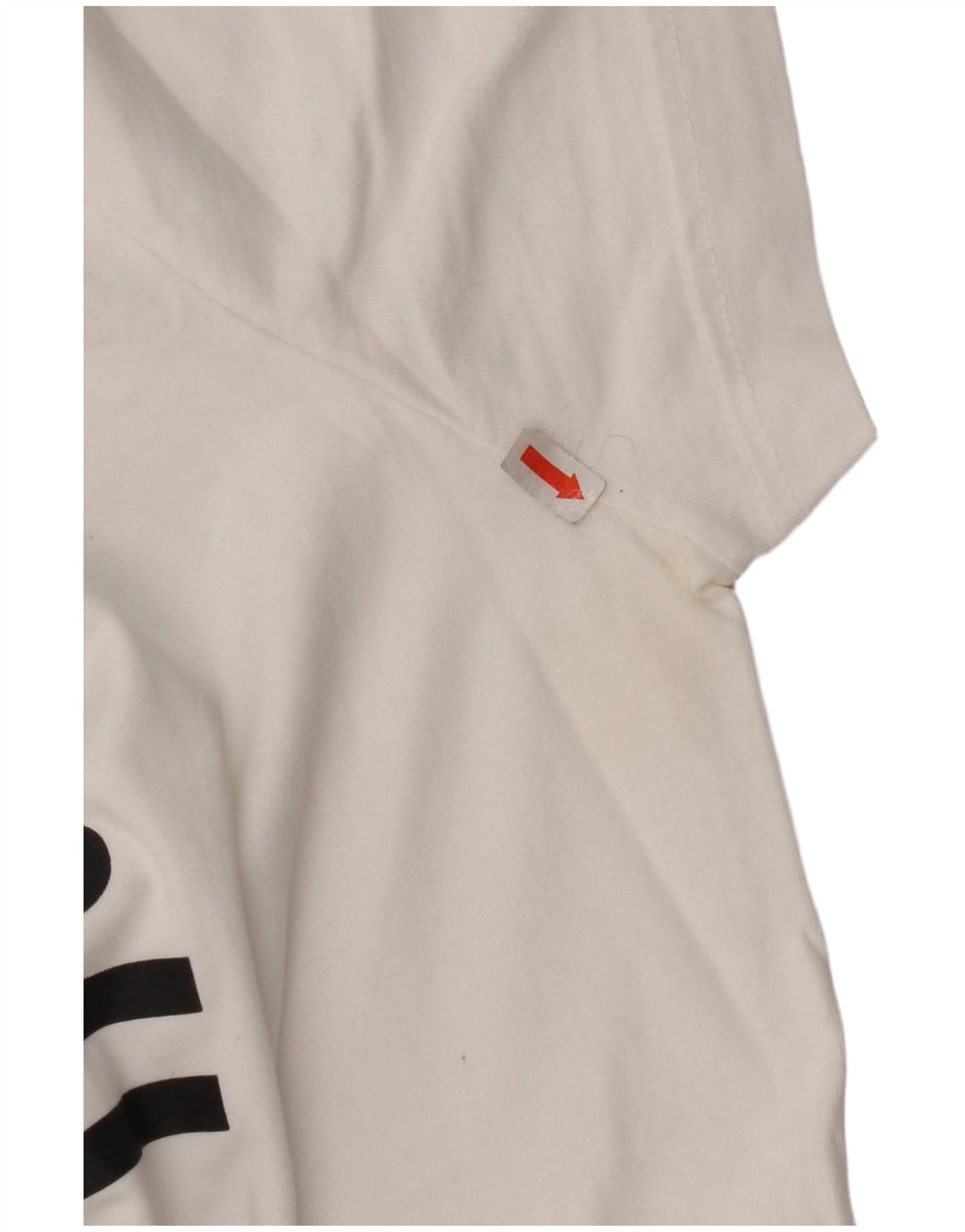 ADIDAS Womens Graphic T-Shirt Top UK 16/18 Large White Cotton