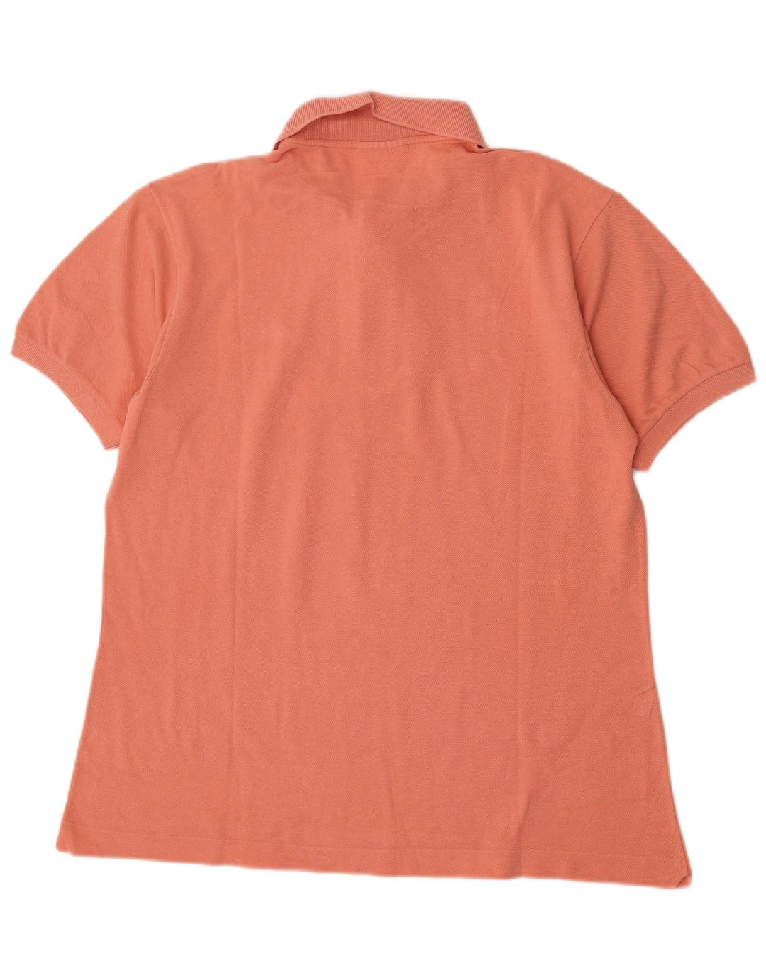 Lacoste Mens Polo Shirt Size 4 Medium Pink Cotton
