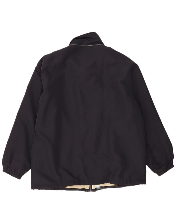 KAPPA Mens Reversible Jacket UK 40 Large Navy Blue Polyester