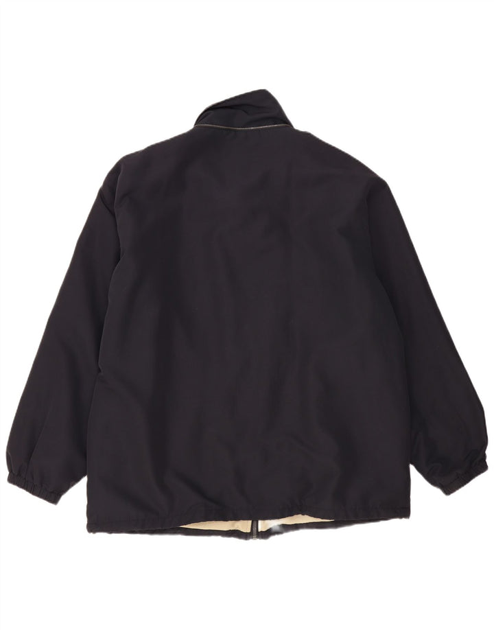 KAPPA Mens Reversible Jacket UK 40 Large Navy Blue Polyester