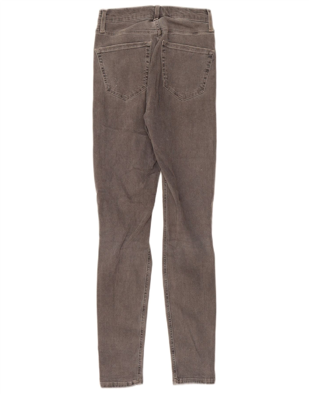 TOPSHOP Womens Distressed Skinny Jeans W26 L27 Grey Cotton