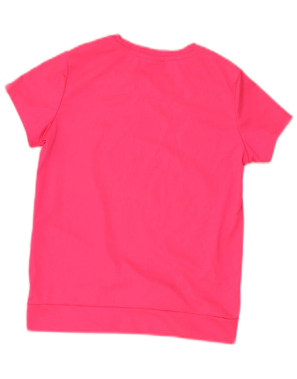 Puma Girls Graphic T-Shirt Top 7-8 Years  Pink