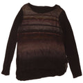 PIERRE CARDIN Womens Top Long Sleeve EU 38/40 Medium Black Geometric