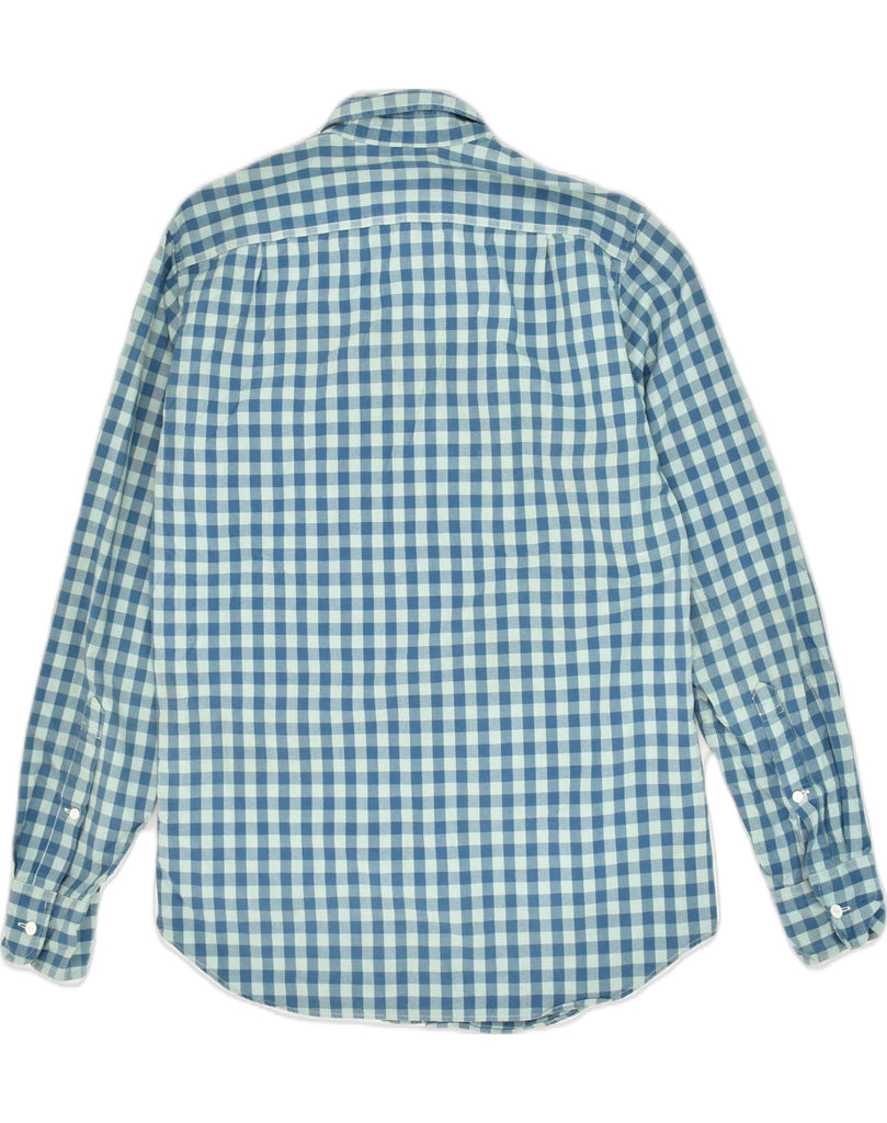 J. CREW Mens Shirt Small Blue Gingham Cotton | Vintage J. Crew | Thrift | Second-Hand J. Crew | Used Clothing | Messina Hembry 