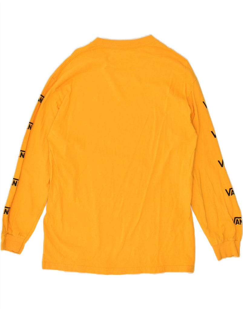 VANS Boys Classic Fit Graphic Top Long Sleeve 15-16 Years Large Yellow | Vintage Vans | Thrift | Second-Hand Vans | Used Clothing | Messina Hembry 