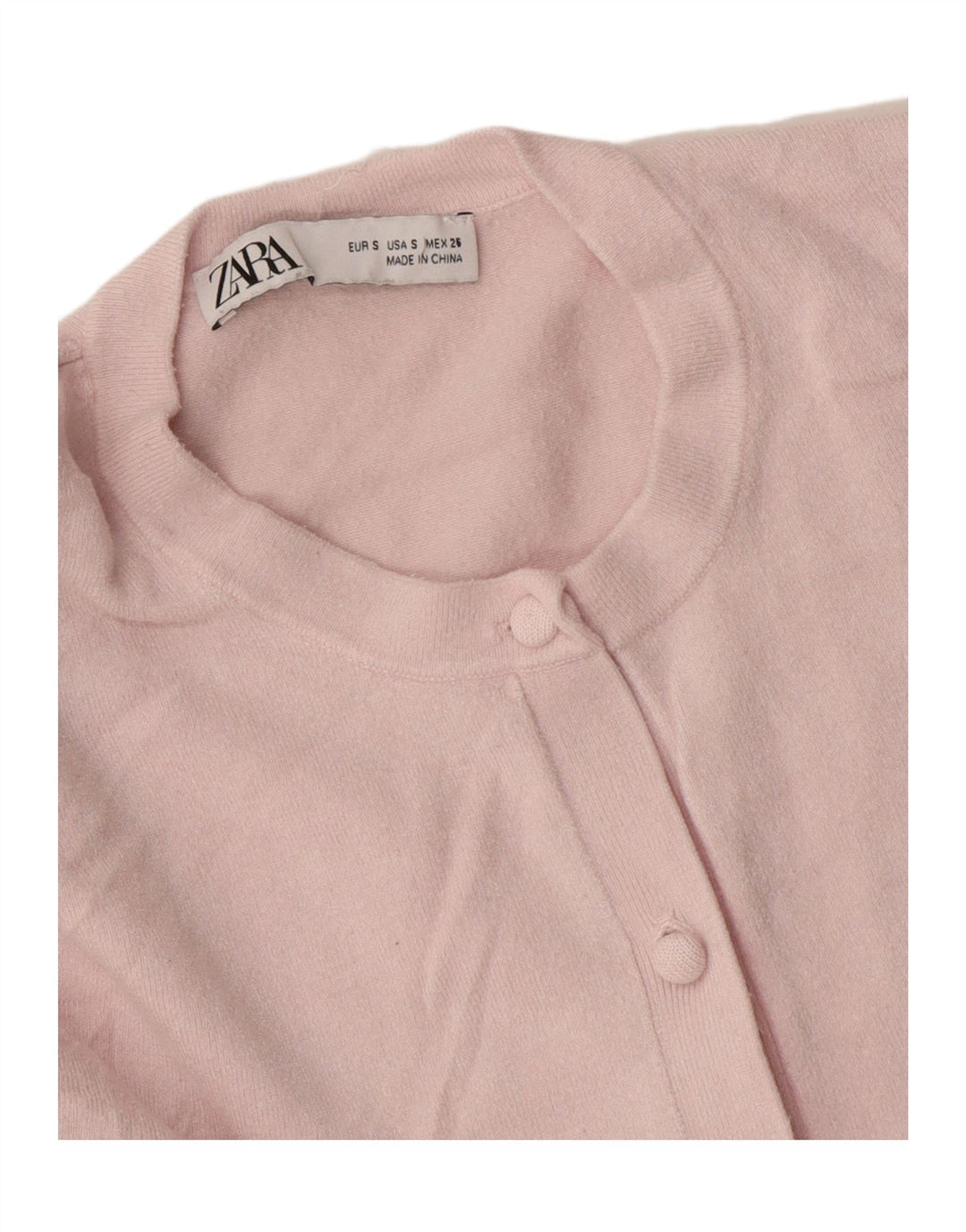Zara Womens Cardigan Sweater UK 10 Small Pink