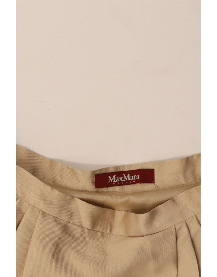 MAX MARA Womens A-Line Skirt W30 Medium  Beige