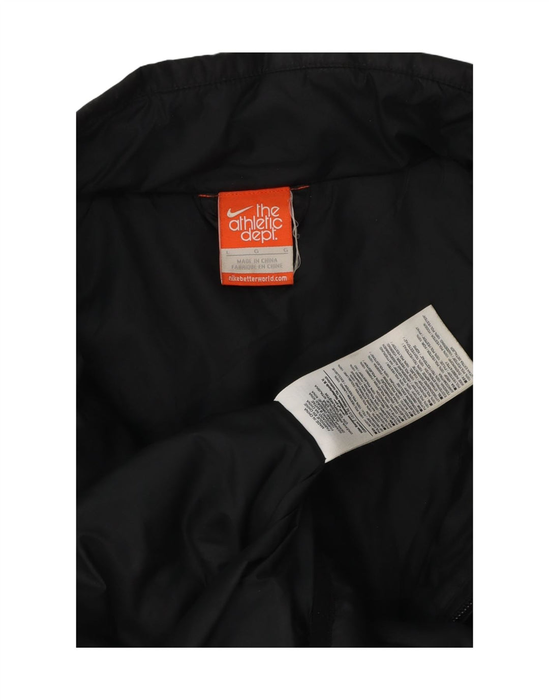 Nike Mens Padded Jacket UK 40 Large Black Polyester