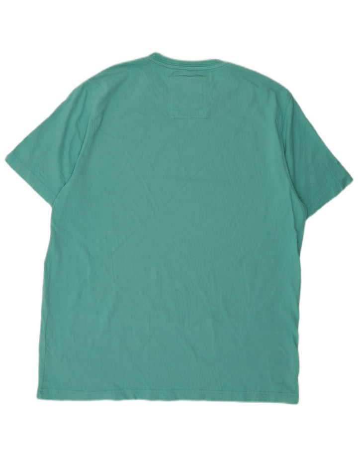 J. Crew Mens T-Shirt Top XL Turquoise Cotton