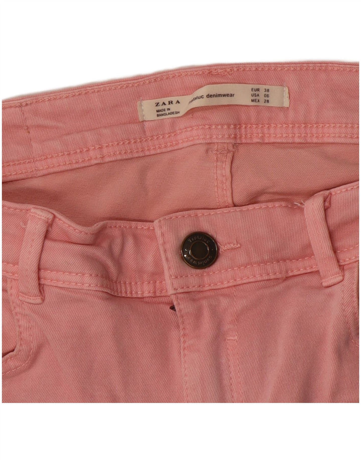 ZARA Womens Skinny Jeans EU 38 Small W28 L31 Pink
