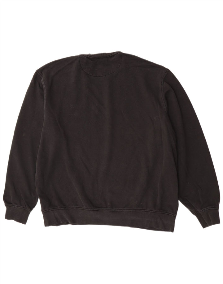 Lacoste Mens Sweatshirt Jumper Size 7 2XL Black Cotton