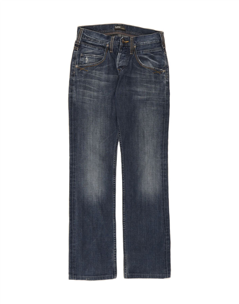 LEE Womens Knox Scooper Straight Jeans W30 L34 Navy Blue Vintage Lee and Second-Hand Lee from Messina Hembry 