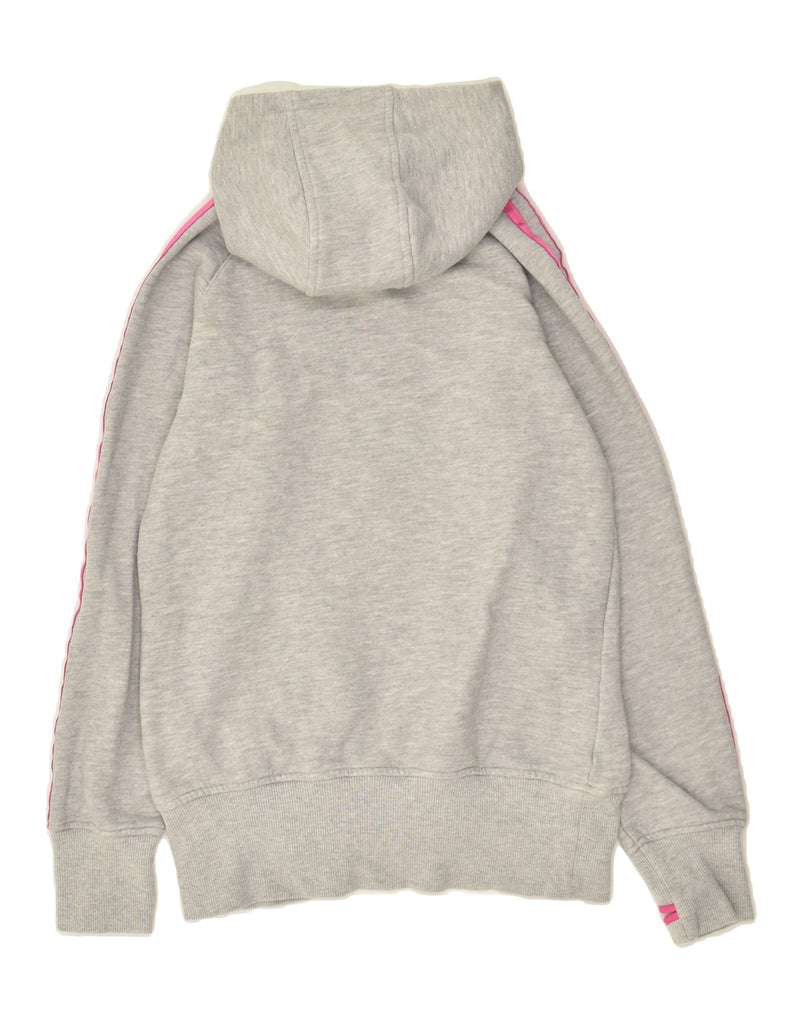 ADIDAS Girls Hoodie Jumper 15-16 Years Grey Cotton | Vintage Adidas | Thrift | Second-Hand Adidas | Used Clothing | Messina Hembry 